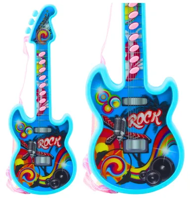Immagine prodotto di Chitarra elettrica per bambini Melodie Solmization Range Blu 29 cm