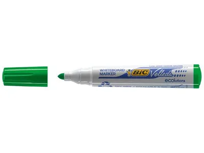 Image de BIC Tableau blanc Velleda ECOlutions 1701 Marqueur 12 pièces(s) Vert