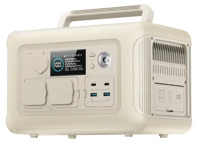 Image de Station d'alimentation portable - Batterie externe - Batterie mobile - Onduleur - Compact - Capacité de 299 Wh - Fonction de charge rapide