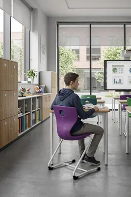 Obrázek produktu pro Ergonomická školní židle pro učebny s moderním designem