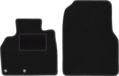 Immagine prodotto di Wielganizator tappetini auto velours anteriori adatto per Renault Espace IV (2002-2012, 7 persone) neri, set 2 pz, con fissaggi