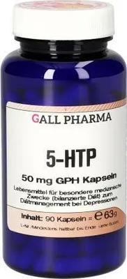 Image de GALL PHARMA 5-HTP 50 mg GHP GPH gélules, 90 gélules