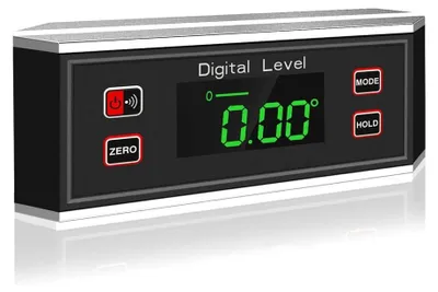 Produktbild von Digitaler Neigungsmesser mit Tragetasche, Winkelmesser und automatischer, digitaler Höhenmessung