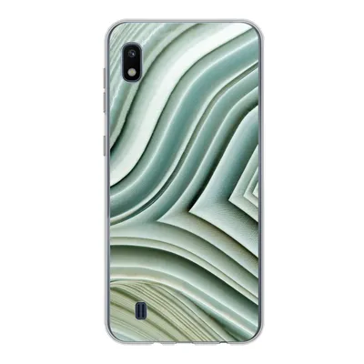 Produktbild von MuchoWow® Handyhülle Schutzhülle Hülle für Samsung Galaxy A10 Naturstein - Abstrakt - Grau Silikon Softcase Handy Hülle - Schutzhülle