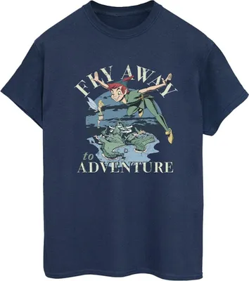 Produktbild von Disney - "Fly Away To Adventure" T-Shirt für Damen BI42478 (S) (Marineblau)