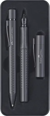 Image de Faber-Castell 201626 FABER-CASTELL Set d'instruments d'écriture GRIP Edition, all black