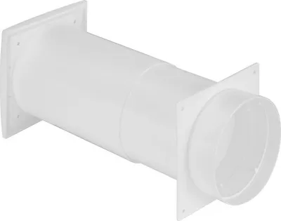Produktbild von UPMANN Teleskopkanal-Lüfter Anschluss rund DN 100 Kunststoff, weiß - 66191
