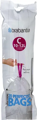 Immagine prodotto di Brabantia PerfectFit fodera per bidoni tipo C 10-12 L, 20 pz