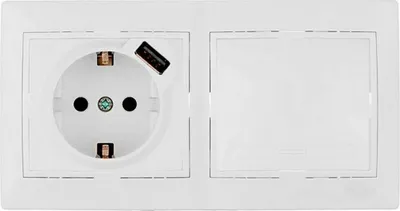 Produktbild von Netzstecker Solera Weiß 16 A Eingebettet