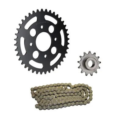 Obrázek produktu pro Řetězová sada 3-dílná černá 13/40 zubů pro Hercules XE 5 Enduro (od motoru č. 10697366)