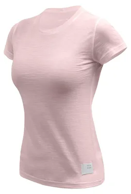Zdjęcie produktu dla Koszulka damska Sensor Merino Cordura, krótki rękaw, kolor zgaszony różowy, rozmiar S 26100022-00