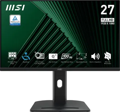 MSI PRO MP275PG Computerbildschirm 68,6 cm (27") 1920 x 1080 Pixel Full HD LCD Schwarz
