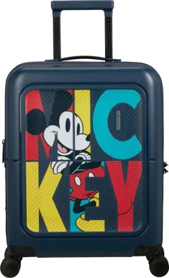 Zdjęcie produktu dla American Tourister Trolley Dashpop Disney Spinner 55 / 20 EXP TSA Mickey Pop Letters niebiesko-szary