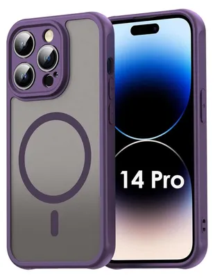 Produktbild von Handyhülle für Apple iPhone 14 Pro Matt Case Schutzhülle Kratzfest Passgenau Lila