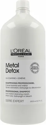 Imagen del producto de L'Oréal Professionnel, Serie Expert Metal Detox, Champú para el cabello, Anti-metales, 1500 ml