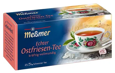 Image de Meßmer véritable thé d'Ostfriesen puissant et corsé, paquet de 2