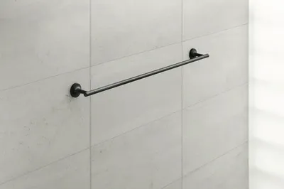 Produktbild von Badetuchhalter DURAVIT Starck T 800 mm schwarz matt