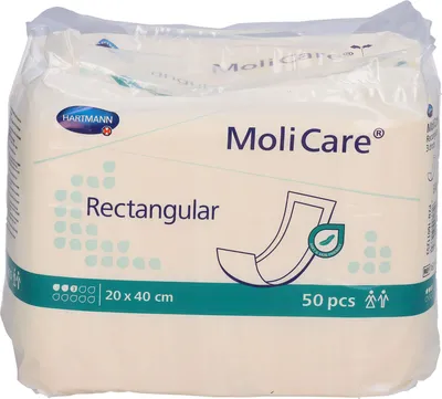 Produktbild von MoliCare Rectangular 3 Tropfen 20x40cm, 50 St BEU