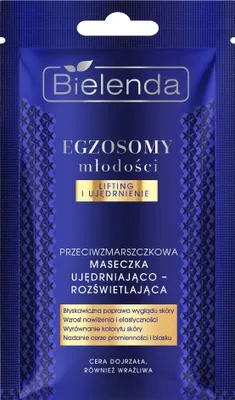 Obrázok produktu pre Bielenda Exozómy Mladosti Spevňujúca A Rozjasňujúca Maska Na Tvár8G