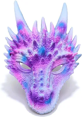 Produktbild von Drachenmaske realistisch, Einheitsgröße, für Halloween