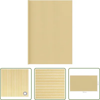 Produktbild von The Living Store Zeltteppich 400x700 cm Beige