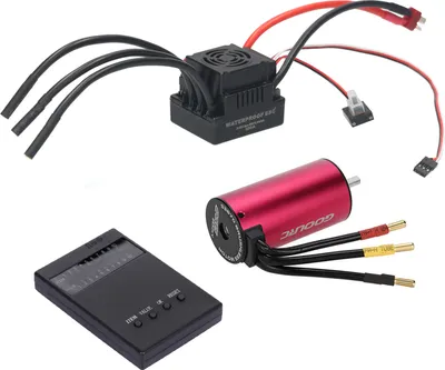 Obrázek produktu pro GoolRC S3670 2850KV bezsenzorový motor 120A střídavý ESC a programová karta kombo kit pro 1/8 RC auta