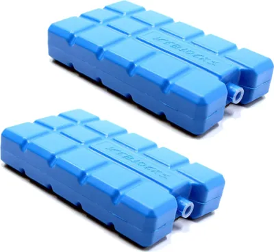 Zdjęcie produktu dla DEUBA® Cool Pack 2 sztuki 12-godzinne płaskie 170 ml każda do torby chłodzącej cool box zewnętrzny element chłodzący cool pack cool pack