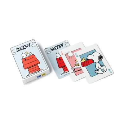 Produktbild von Spielkarten Peanuts Kartenspiel Snoopy & Woodstock 52 Karten + 2 Joker