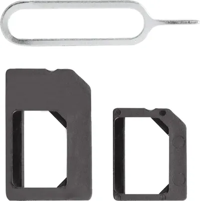Produktbild von SIM Karte Adapter Set für Nano-/ Micro SIM + SIM-Karten-Slot-Öffner
