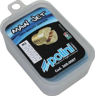 Obrázok produktu pre Hlavná tryska karburátora Polini 5 mm pre karburátor Dellorto 110-128