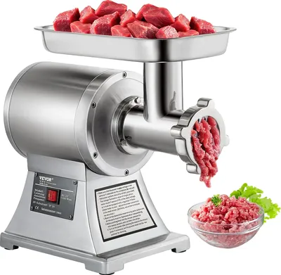 Obrázek produktu pro Elektrický mlýnek na maso, příkon 1100 W, produktivita 250 kg/h, 1100 W 250 kg h, zelená tryska