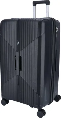 Produktbild von DYX 4-Rad Trolley L 76 cm New York schwarz : schwarz Farbe vom Hersteller: schwarz