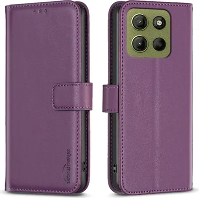 Produktbild von Motorola Moto G15 / G17 (Power) Hülle - BINFEN Klapphülle - Lavendel