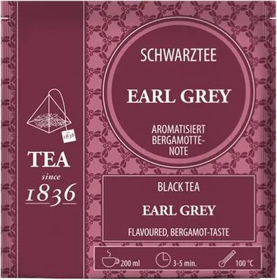 Produktbild von Schwarztee Earl Grey Bergamotte-Note aromatisiert 50 Pyramidenbeutel im Sachet à 3 g