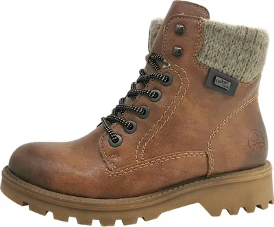 Productafbeelding van Rieker Damenschuhe Stiefel Schnürer Boots Braun Freizeit