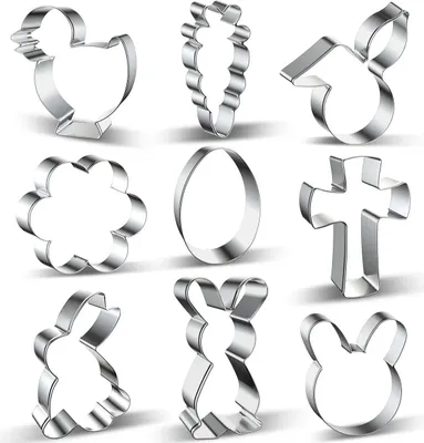 Produktbild von Ostern - Ostern - Osterhase - Backset - 1 Set = 9-teilig - Osterbackformen