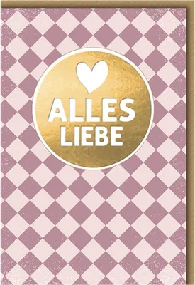Produktbild von Geburtstag - Glückwunschkarte im Format 11,5 x 17 cm mit Umschlag