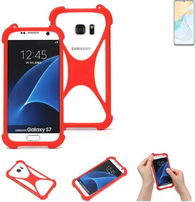 Produktbild von K-S-Trade Handy-Hülle kompatibel mit ZTE Blade V50 Vita Schutz-Hülle Bumper Silikon Schutz Hülle Cover Case Silikoncase Silikonbumper TPU Softcase