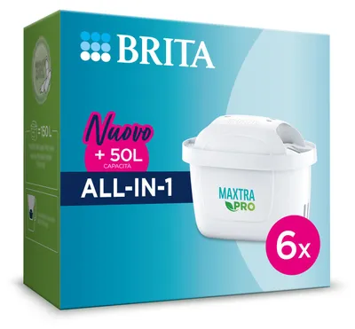 Produktbild von Brita MAXTRA PRO - ALL IN ONE PACK 6, 6 Stück(e), Brita, Wasserfilterkartusche