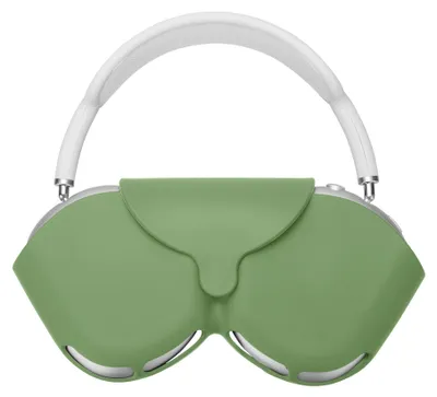 Produktbild von kwmobile Hülle für Apple AirPods Max / AirPods Max 2 Case - Kopfhörer Tasche Etui aus Silikon - Cover in Pastellgrün