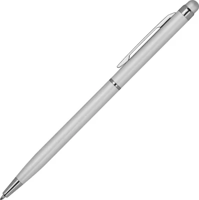 Produktbild von Touchpen Kugelschreiber / schlankes design / Farbe: silber