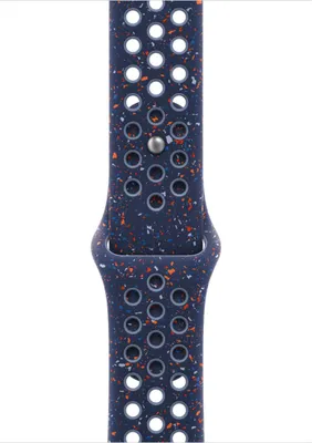 Immagine prodotto di Apple Nike Sport Band Blu Alluminio, Fluoroelastomero