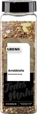 Immagine prodotto di Ubena Arrabiata preparato per spezie piccante confezione da 450g