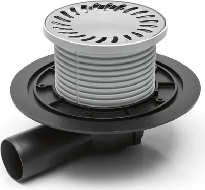 Produktbild von Duschablauf   Badablauf Edelstahlrost  rund   137 mm   DN 50 (381 C)