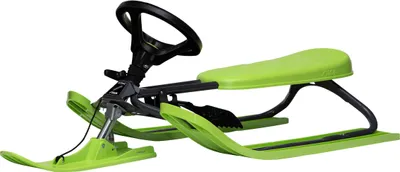 Produktbild von STIGA Snow Racer Iconic Graphite/ Grün Lenkschlitten