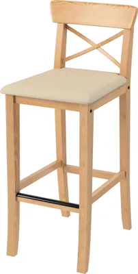Obrázok produktu pre Poťah na barovú stoličku Ingolf s čalúneným sedadlom
