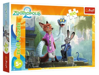 Produktbild von Trefl PUZZLE 100 Geheimnisse von Zootopia / Disney 16523