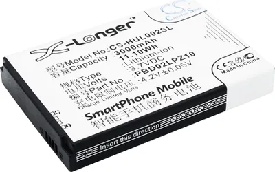 Produktbild von TECHTEK Akku Kompatibel mit [Huawei] Emobile GL02P, für [Emobile] GL02P Ersetzt PBD02LPZ10