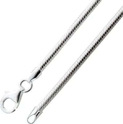 Produktbild von Schlangenkette 2,1mm Silber 925 massiv   50