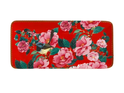Immagine prodotto di Maxwell & Williams TC Silk Road, piatto da portata, piatto di servizio, in confezione regalo, porcellana, rosso, 33 x 15,5 cm, HV0175